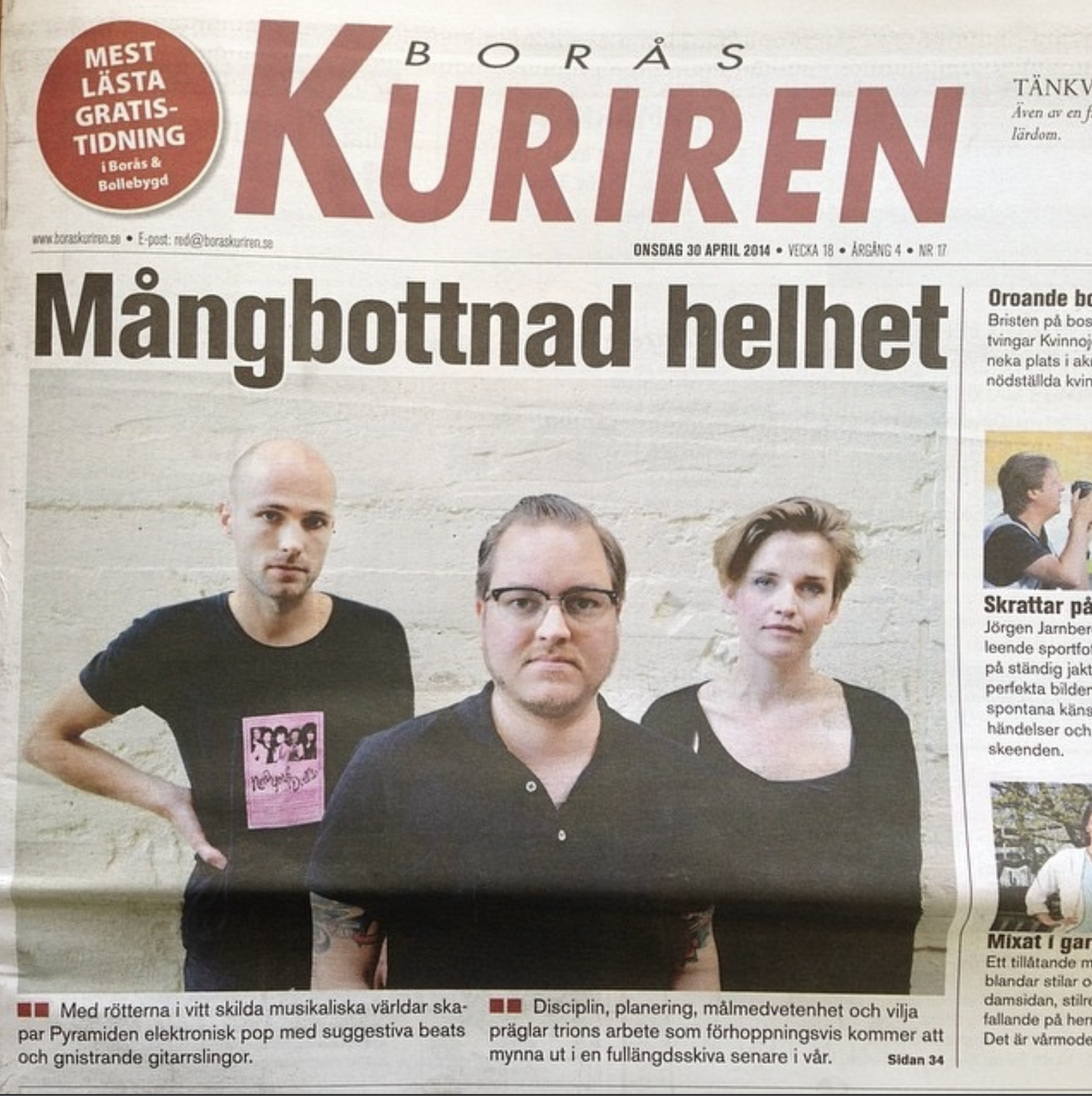 Pyramiden i Borås kuriren